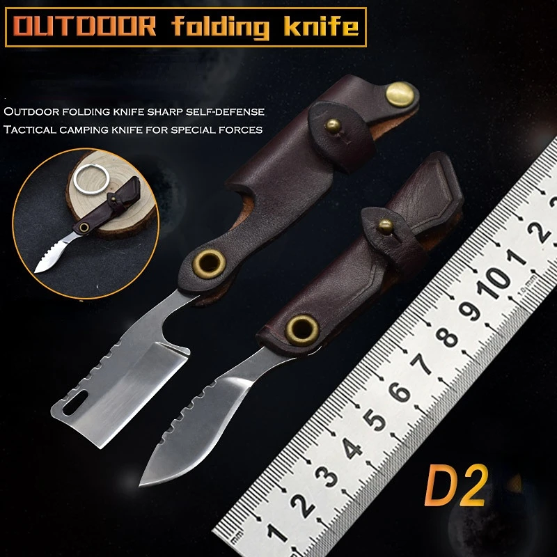 

Mini Portable Razor Pocket Folding Knife Keychain Knife EDC Letter Opener Bottle Opener Outdoor Camp Survival Self-Defense Tools