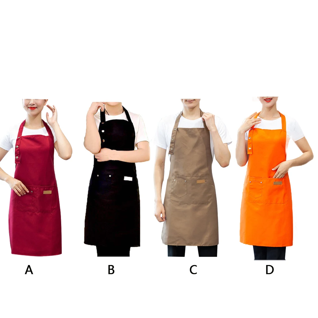 

Cotton Kitchen Apron Baking House Pocket Cooking Bib Kitchen Cooking Chef Bib Kitchen Accessory