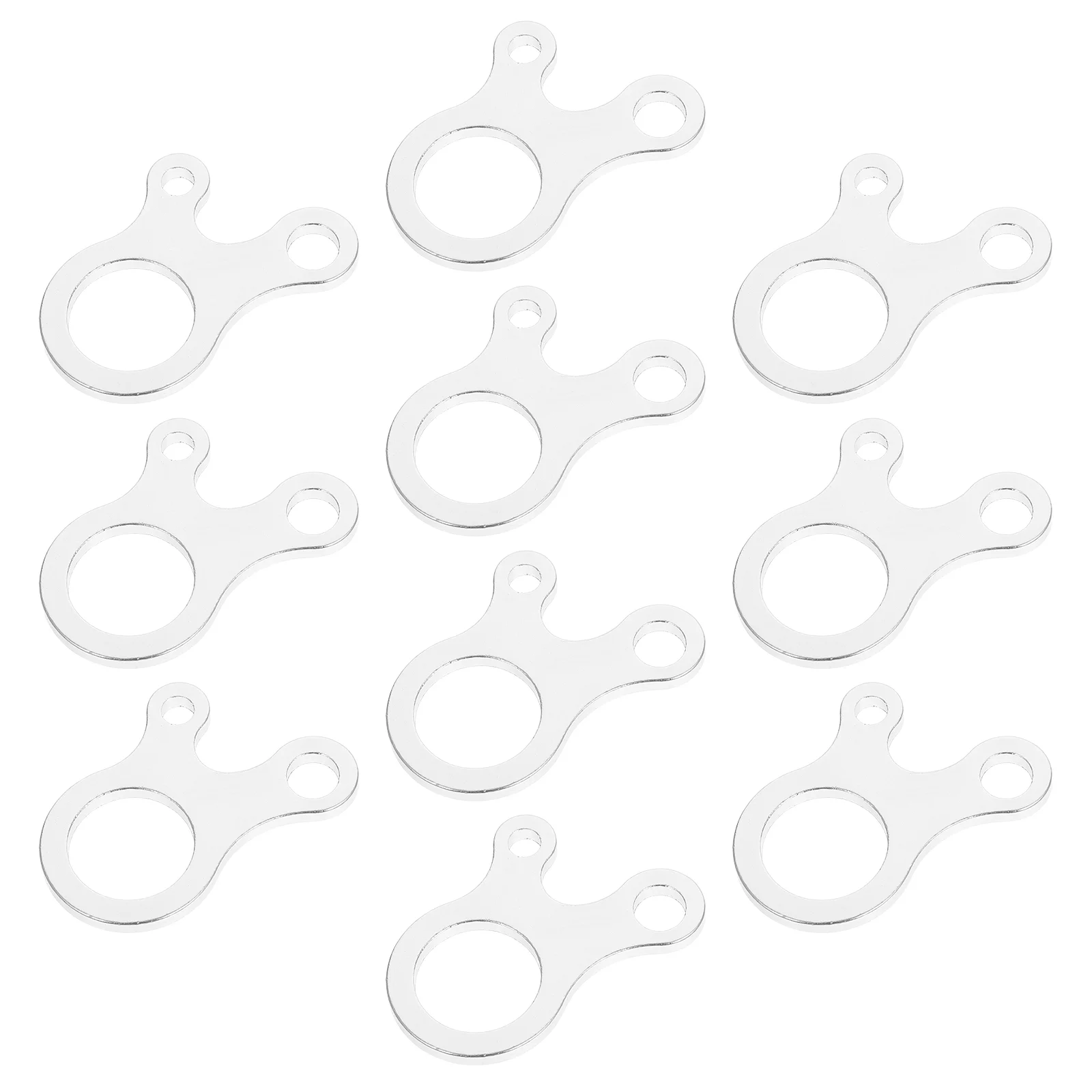 

10pcs Cord Guylines Adjuster 3 Holes Adjusters Practical Outdoor Knot Buckle