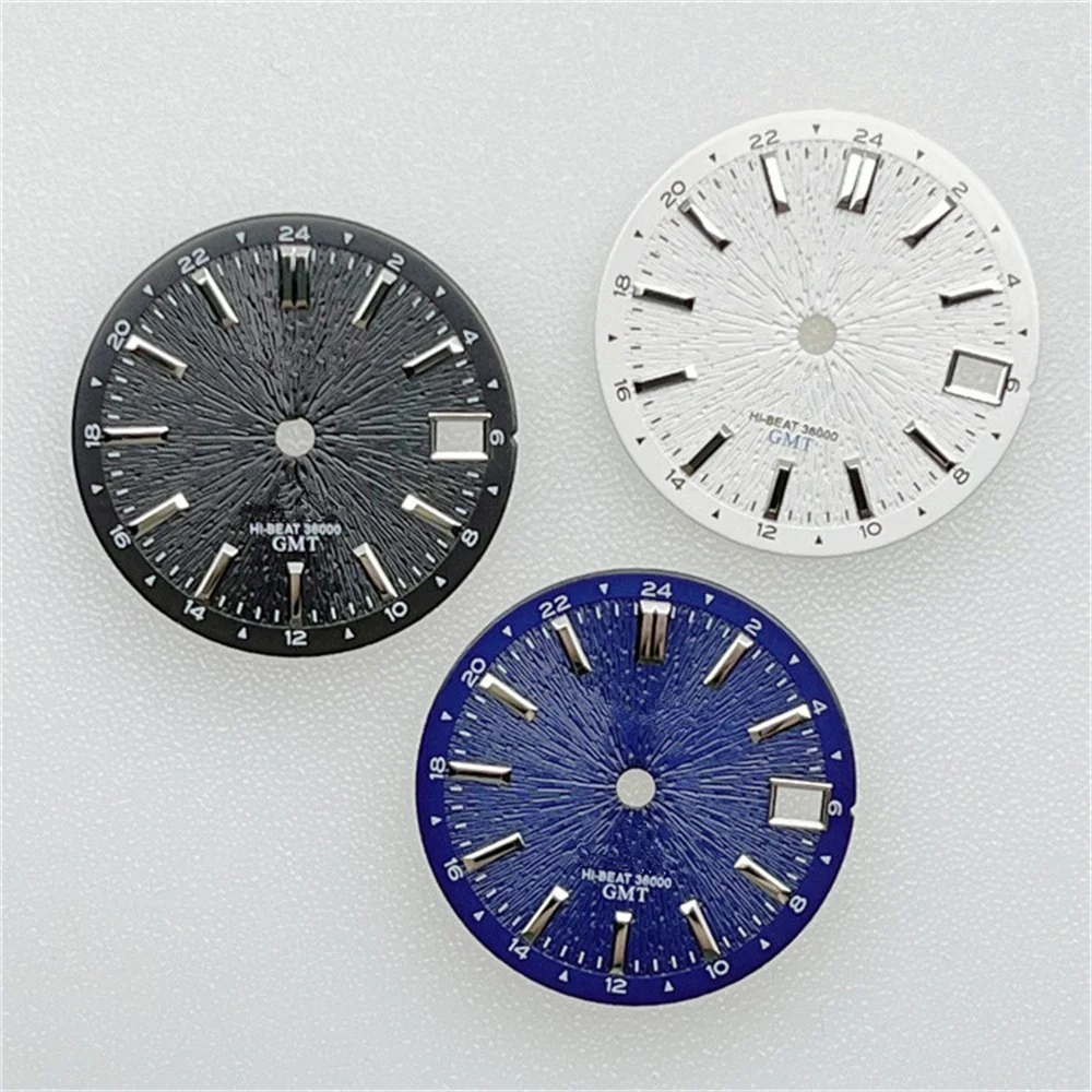 

Циферблат Nh34 для часов nh34, часовые часы с механизмом GMT, часы с механизмом попугаев Nh35, циферблат Nh35 28,5 мм, циферблат Nh35