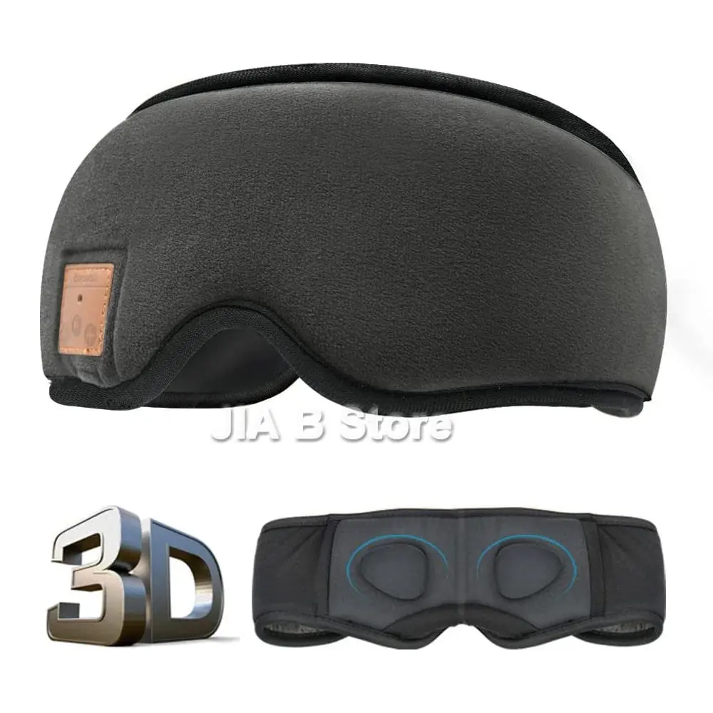 Sleep Headphones Bluetooth Sleep Mask,3D Wireless Sleeping Eye Mask with Built-in Sponge Speakers for Sleeping,Travelling,Yoga