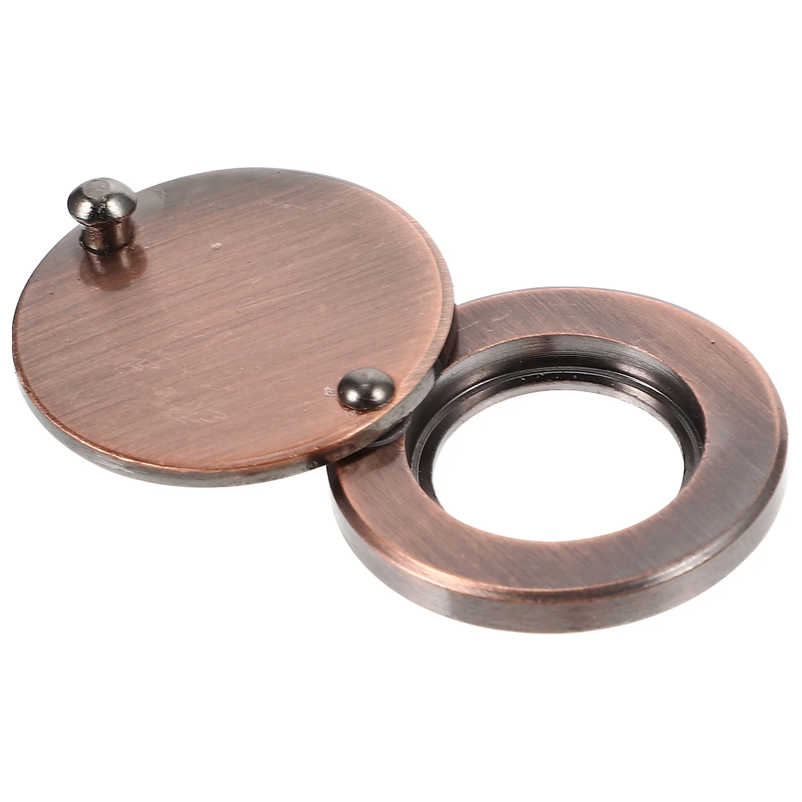 

Cat Eye Back Cover Piece Fixed Door Viewer Cover Protective Equipment Privacy Door Protection Copper Peephole Lid Home