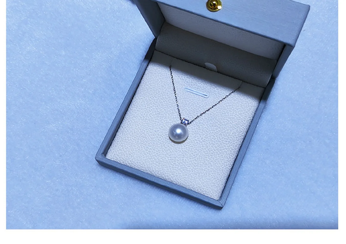 Фото Ожерелье с подвеской из натурального жемчуга АААА 9-10 мм 10-11 мм из белого жемчуга 18 дюймов/цепочка на ключицу, модное и 925-е годы №1