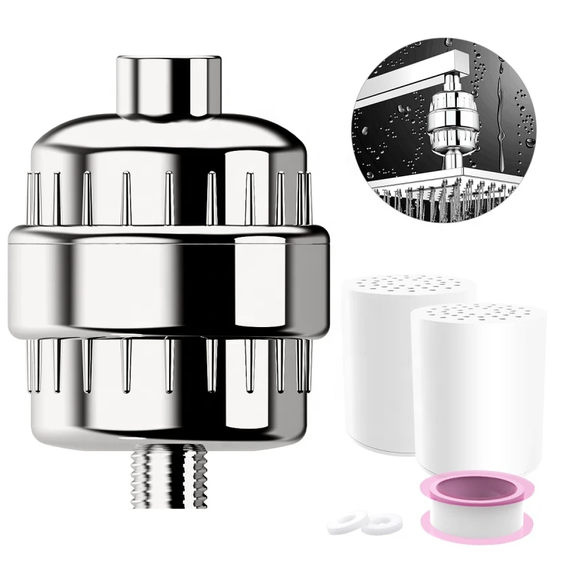 

Kitchen Shower Water Saving Filter Removing Chlorine Heavy Metals Sulfur Odor Water Softening Head Faucet Aerator Bathroom Tools