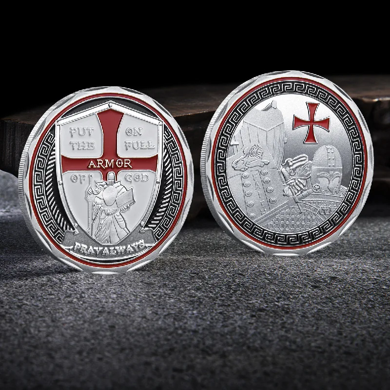 

Памятная монета "Доспехи Бога", металлическая