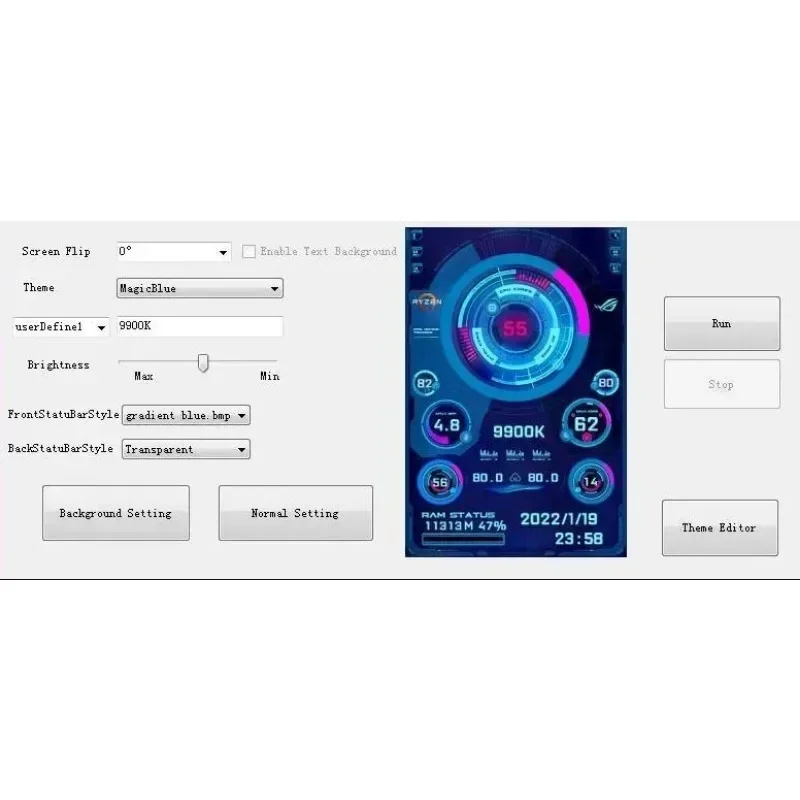 Компьютер с дополнительным экраном для процессора графического монитора