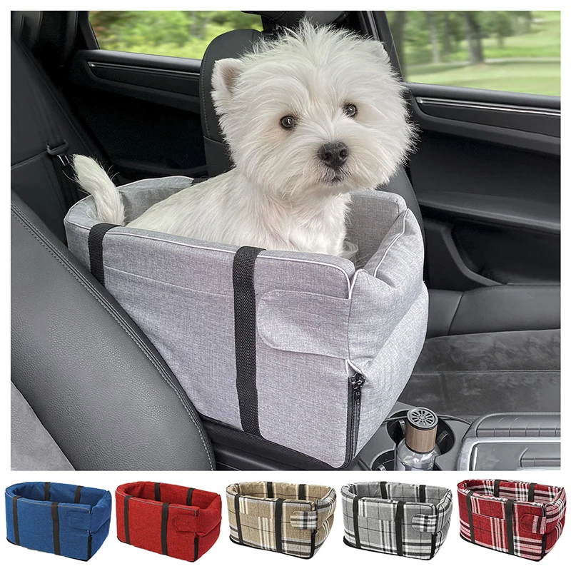 New Portable Car Safety Pet Seat For Small Dogs Cat Travel Central Control Dog Bed Transport Dog Carrier Protector Dog Bags