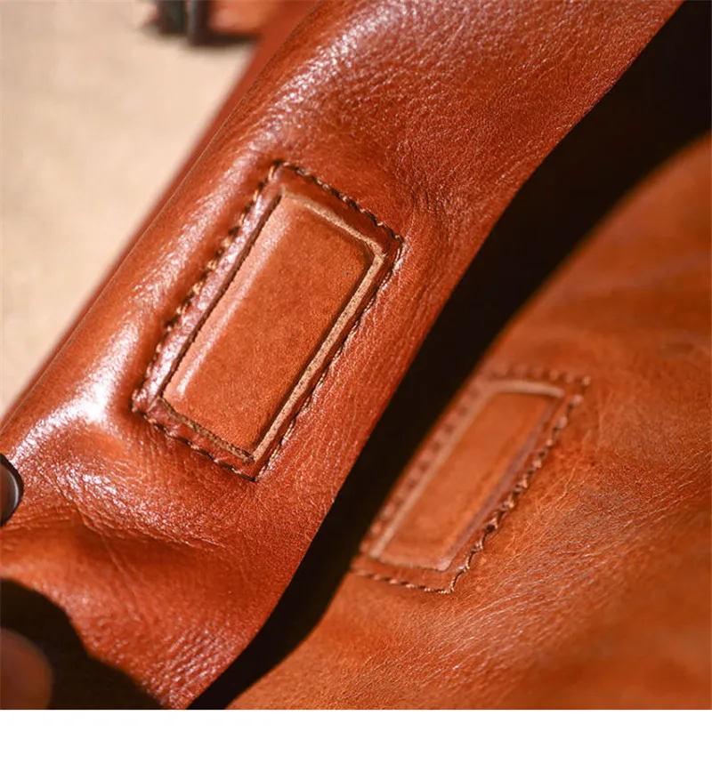 Fashion luxury design natural real leather youth messenger bag daily outdoor ladies unisex soft cowhide Anti-theft shoulder bag