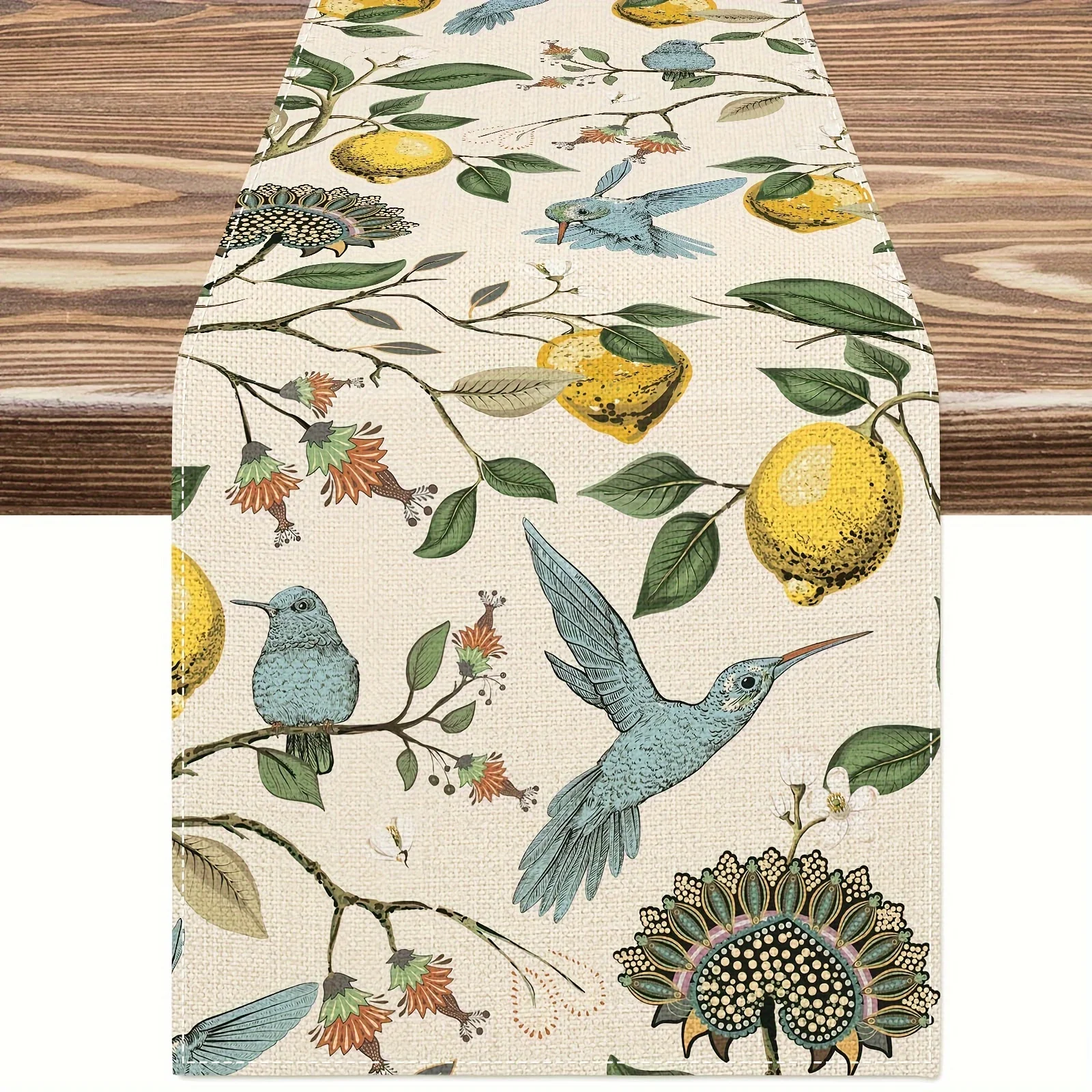 

Льняная скатерть-дорожка 150x33 см