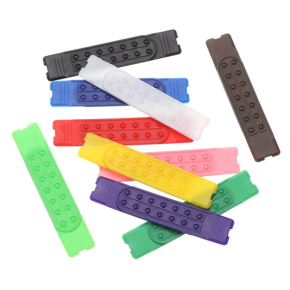 5 комплектов Разноцветные сменные пряжки с 14 отверстиями