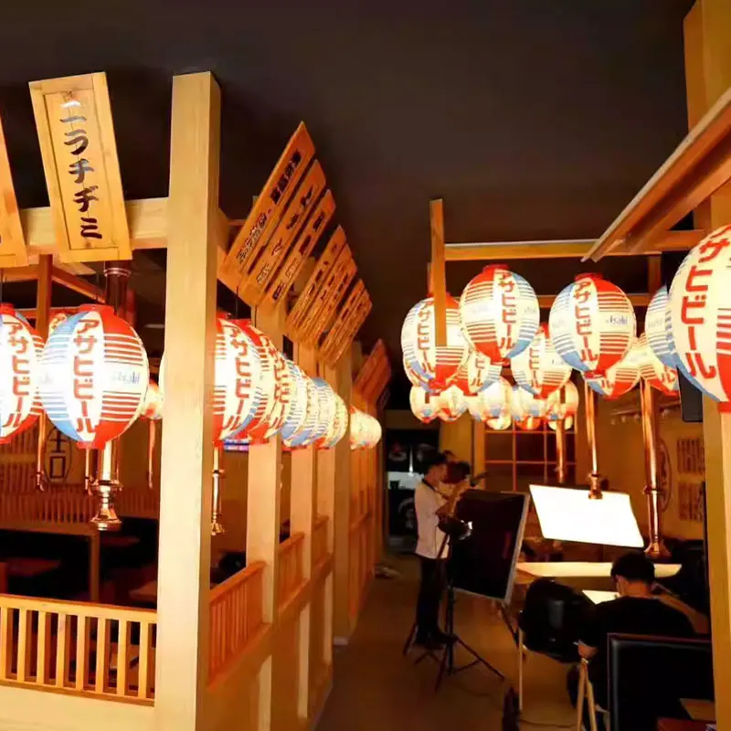 Фонарики в японском стиле ПВХ водонепроницаемые Саке Изакая Суши Лапша