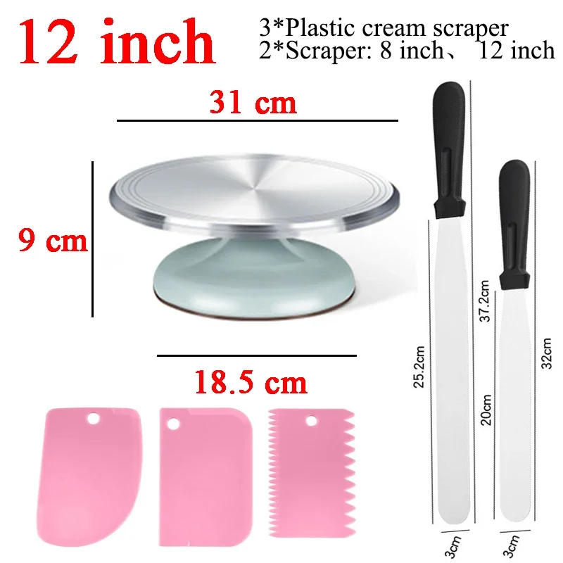 Подставка для торта поворотная металлическая 10 дюймов