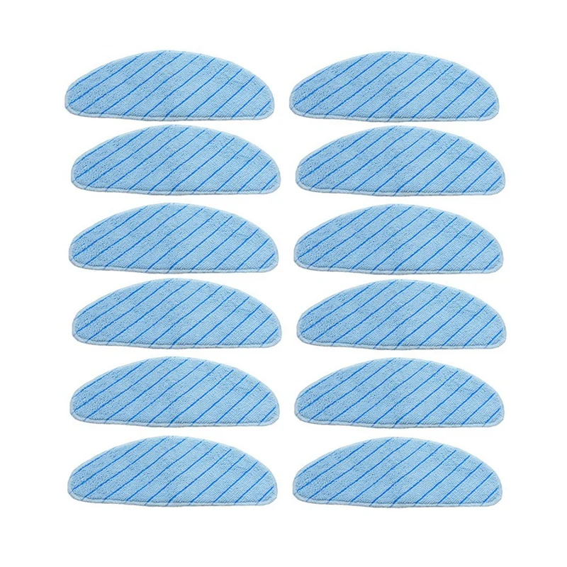 

12Pcs Washable Mop Pads For ECOVACS DEEBOT OZMO T9 T9 Max T9 AIVI T8 N8 N9 Vacuum Cleaner Parts
