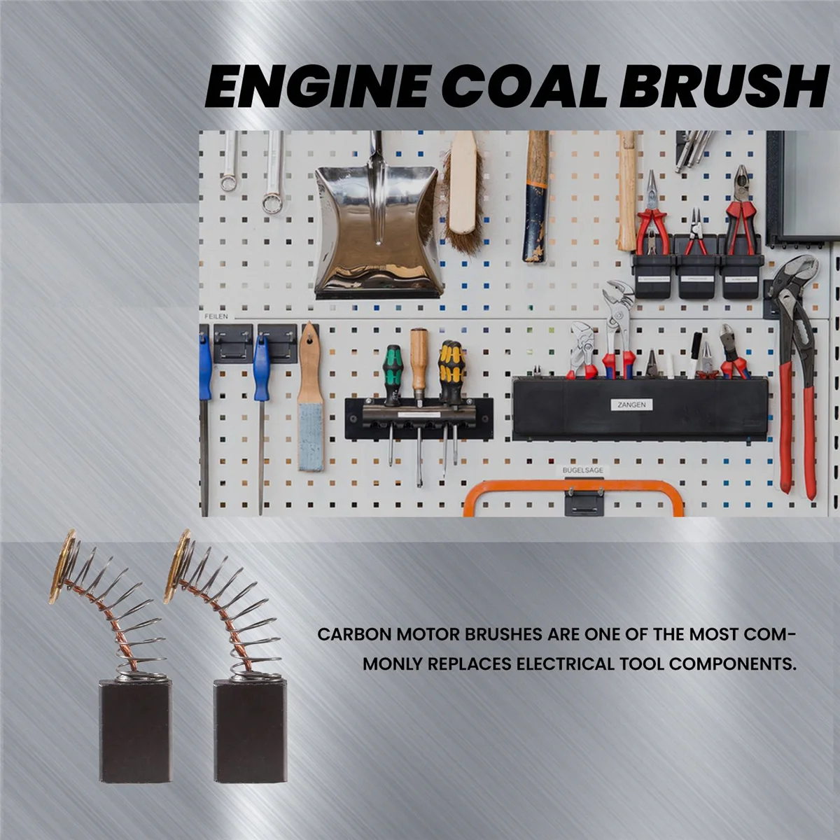 2 пары угольные щетки 12x9x6 мм