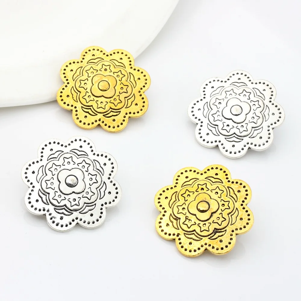 

Декоративные пуговицы из цинкового сплава в стиле ретро, 3 шт./лот, 38 мм