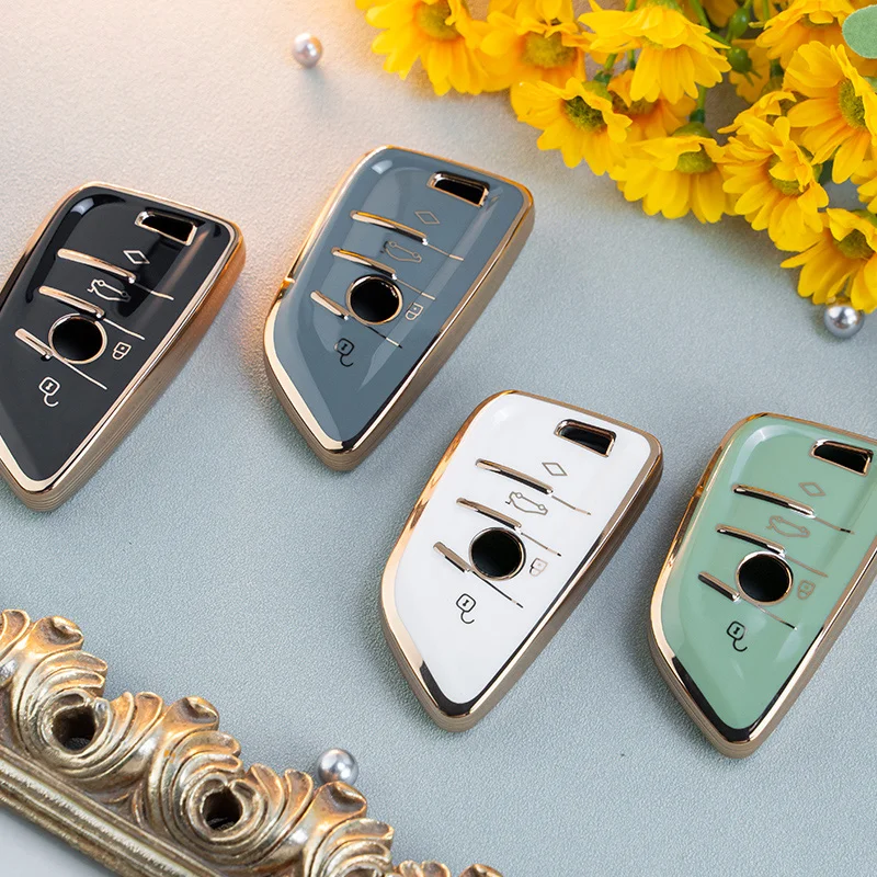 

TPU Car Key Case Cover Shell Fob For BMW X1 X3 X4 X5 X6 G20 G30 45e G05 F20 i4 G21 f40 f80 35i 3 5 7 2020-2022 Accessories
