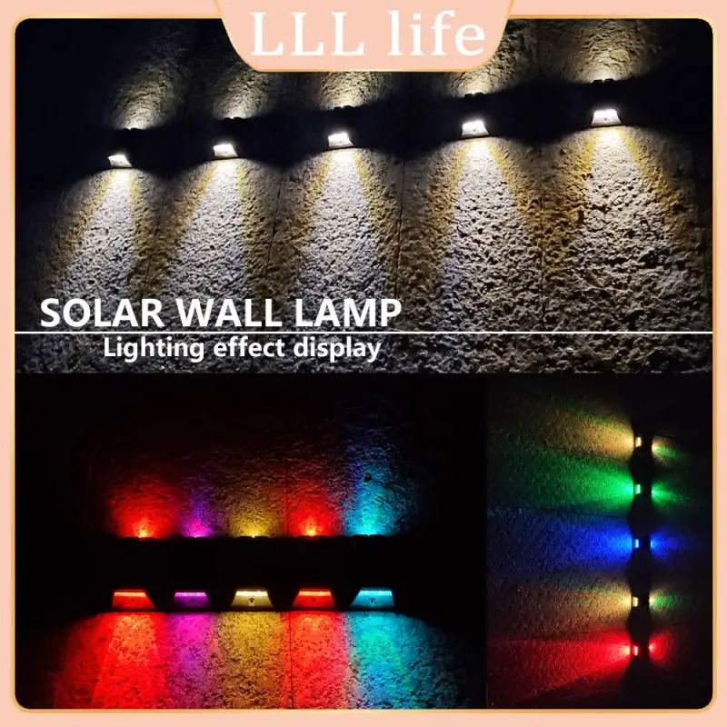 

IP65 Waterproof LED Solar Motion Sensor Lights Outdoor Sunlight Solar Powered Street Wall Decor Lamp For Garden Decoration