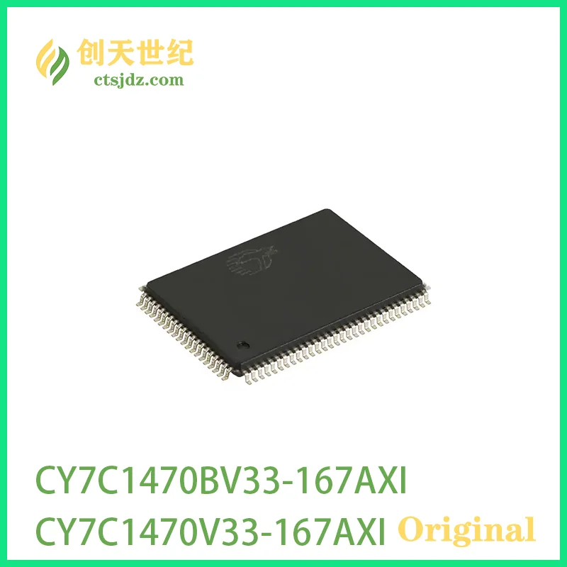 

CY7C1470V33-167AXI New&Original CY7C1470BV33-167AXI SRAM - Synchronous, SDR Memory IC 72Mbit Parallel 167 MHz 3.4 ns