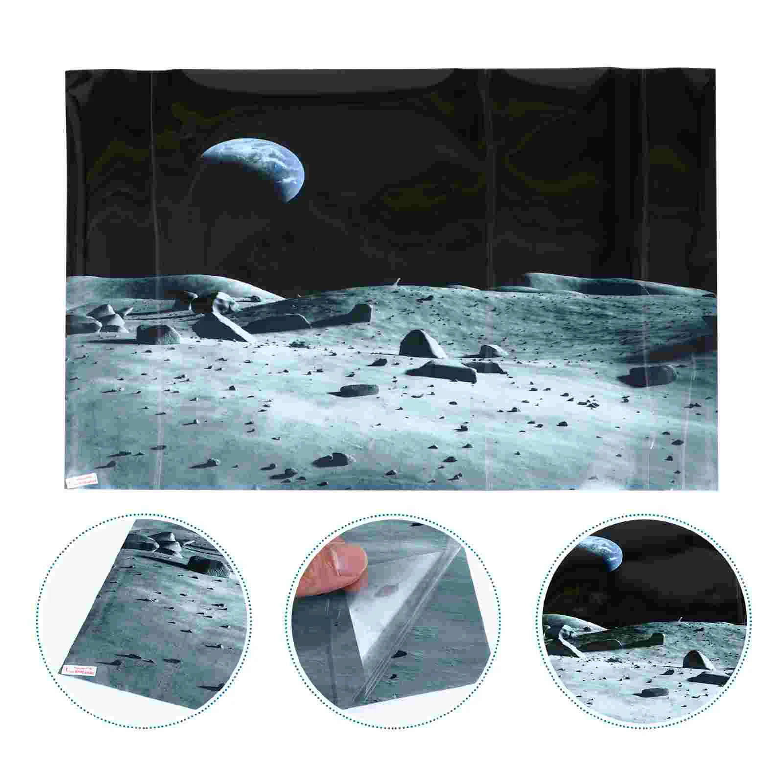 

Tank Fish Background Backdrop Aquarium Sticker Picture Poster Aquariums Adhesive Wallpaper 3D Decor Paper Stickers Waterproof