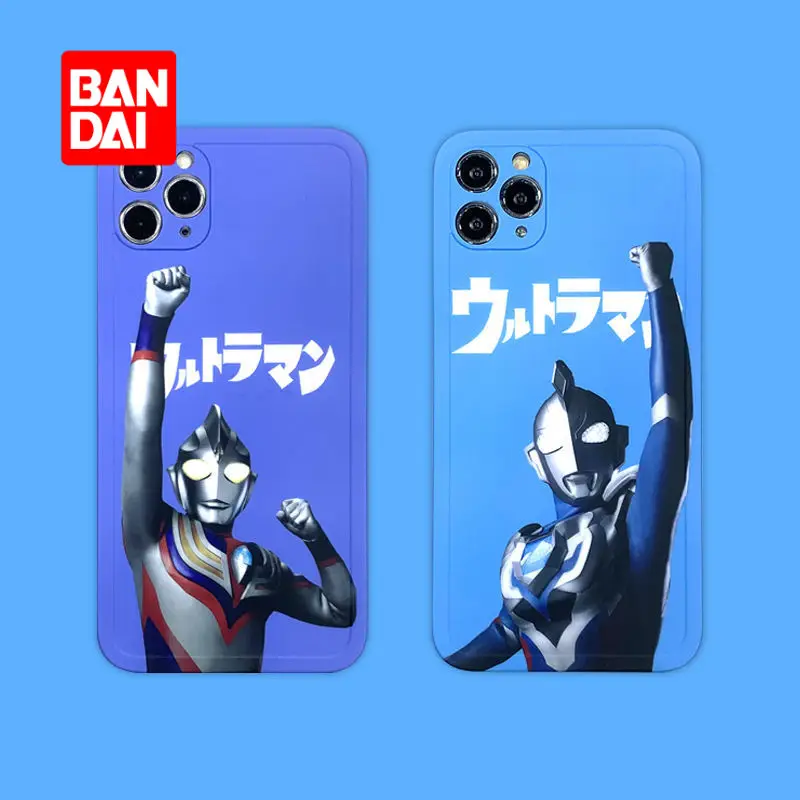 

Bandai Ultraman Phone Case for iphone 13 13Pro 12 12Pro 11 Pro X XS Max XR 7 8 Plus Cartoon Cover Super Hero Fundas Shell