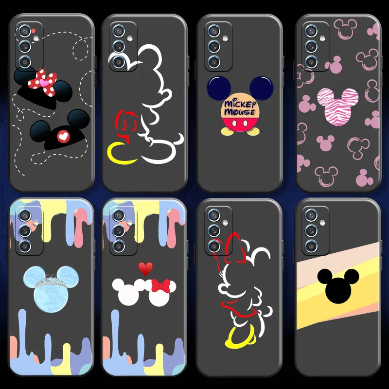

Bandai Mickey Minnie Mouse For Samsung A20 A21 A22 4G 5G Phone Case Soft Back Silicone Cover Coque Liquid Silicon Funda