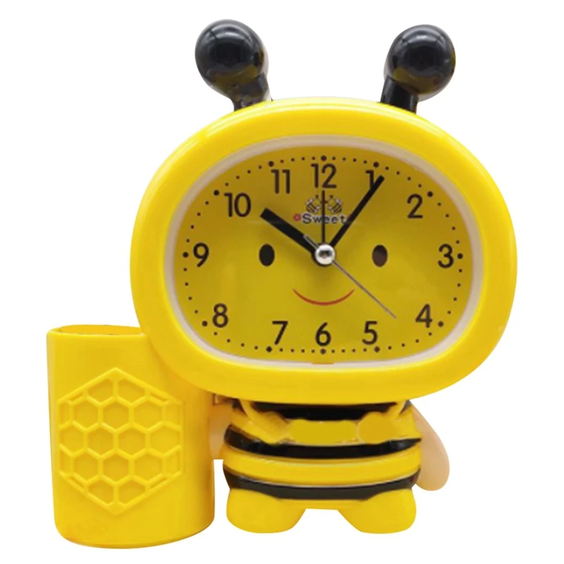 

Creative Pen Holder Alarm Clock Electronics Clock Children Gift Clock Bedroom Office Living Room Decoration
