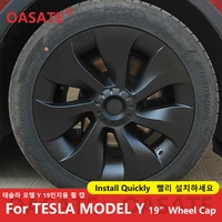 4pcs for tesla model y hub cap original car replacement wheel cap 19 inch automobile hubcap full cover accessories 21 22
