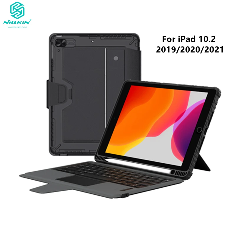 Для iPad 10 2 2019/2020/2021 чехол NILLKIN бампер комбинированная Клавиатура Защитная крышка