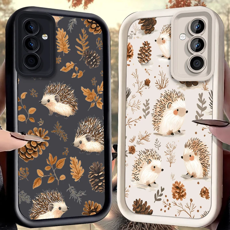 Фото Чехол «Ежик» для Samsung Galaxy A53 A50 A50S A36 5G A35 A34 A33 A32 A30 A26 A24 A23 A22 A20 A16 A15 A14 A13 A12 4G A06 Cover №1