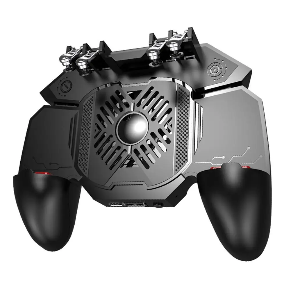 

Для контроллера джойстика AK88 шесть пальцев все-в-одном геймпад для PUBG IOS Android L1 R1 триггер рабочий геймпад