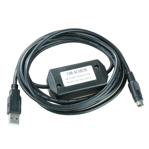 USB-кабель для программирования Delta DVP series PLC (дешевая версия), быстрая доставка