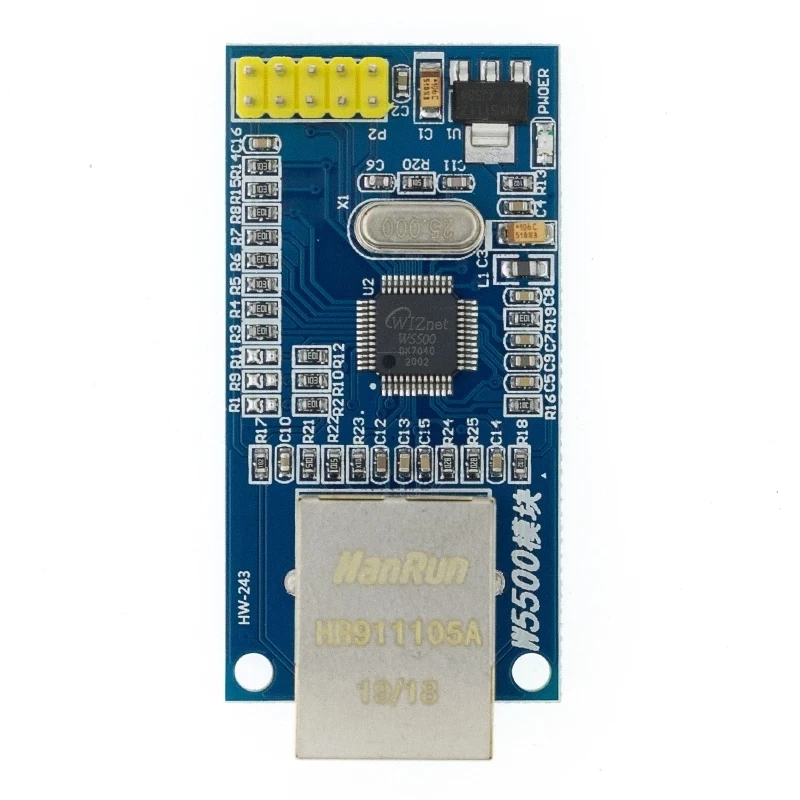 Сетевой модуль W5500 Ethernet, оборудование TCP / IP 51/STM32, программа микроконтроллера через W5100 A32 Сетевой модуль W5500 Ethernet, оборудование TCP / IP 51/STM32, программа микроконтроллера через W5100 A32