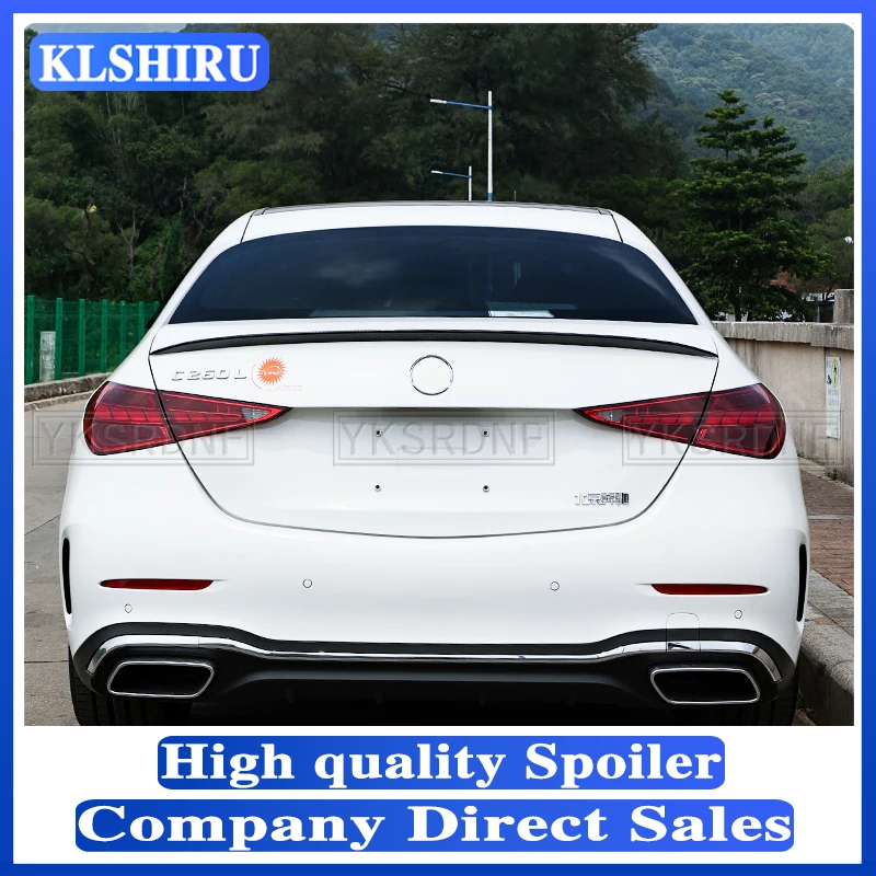 

Rear Wing Spoiler For Mercedes-Benz W206 C-class 2020 2021 W206 4-Door amg Style ABS Car Tail Wing Decoration Rear Trunk Spoiler