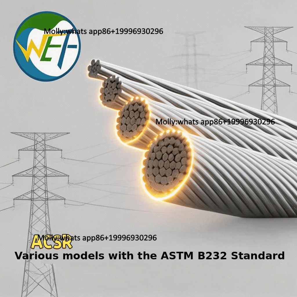 Фото Высоковольтный проводник из неизолированного алюминиевого сплава AAC AAAC для линий электропередачи №1