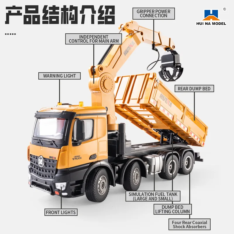 HUINA TOYS 1538 Радиоуправляемый самосвал