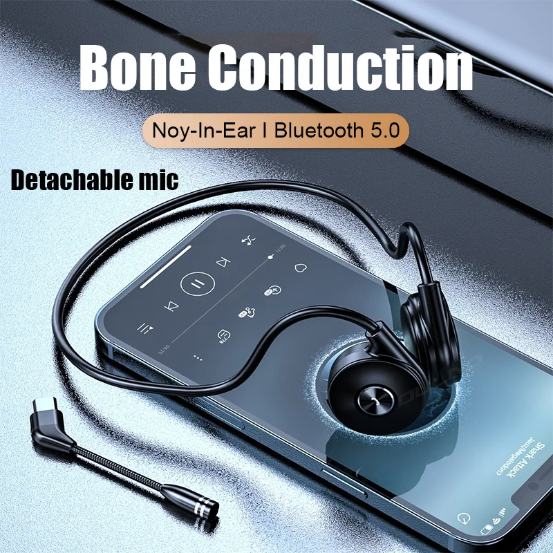 Bluetooth-наушники с костной проводимостью водонепроницаемые микрофоном |