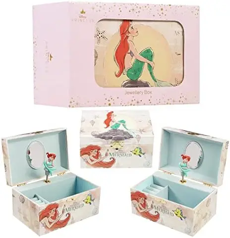 

Jewelry Box for Girls, Lovely Girls Jewelry Box with Spinning Figure, Enchanting Kids Jewelry Box with Storage Slots, Gift-Worth