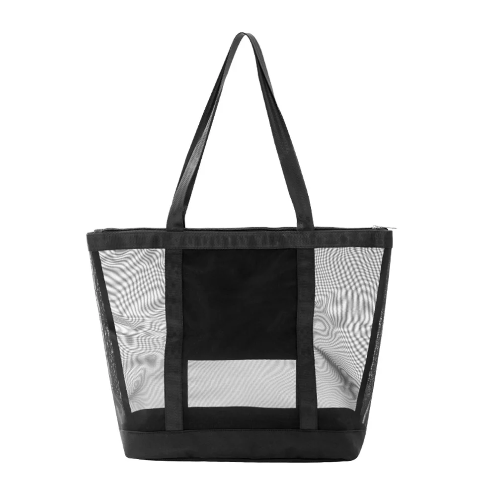 

1 Pc Mesh Handbag Multifunctional Fashion Portable Tote Bag for Ladies