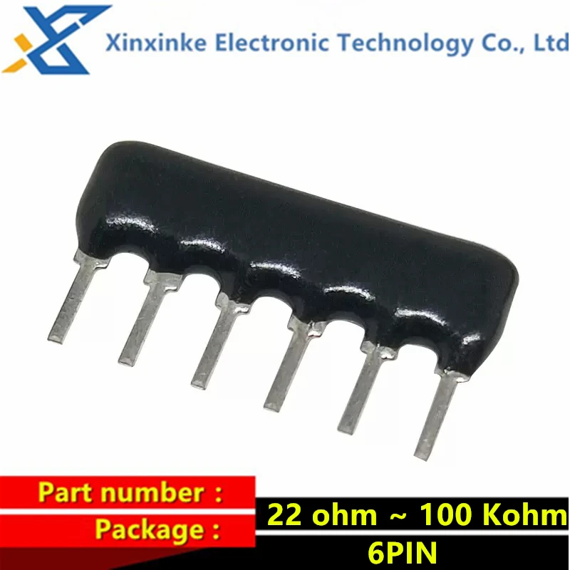 200 шт. сопротивление DIP 6PN 9PIN электронная идентификация для сети 100 220 330 470 510 680 1K 2K 3 K