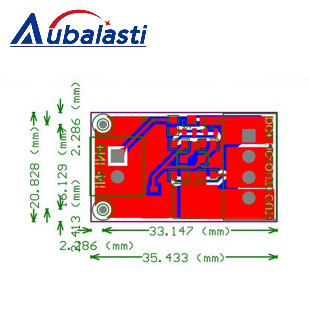 MOS-трубка с полевым эффектом ШИМ-регулируемый модуль питания 5-24 В плата