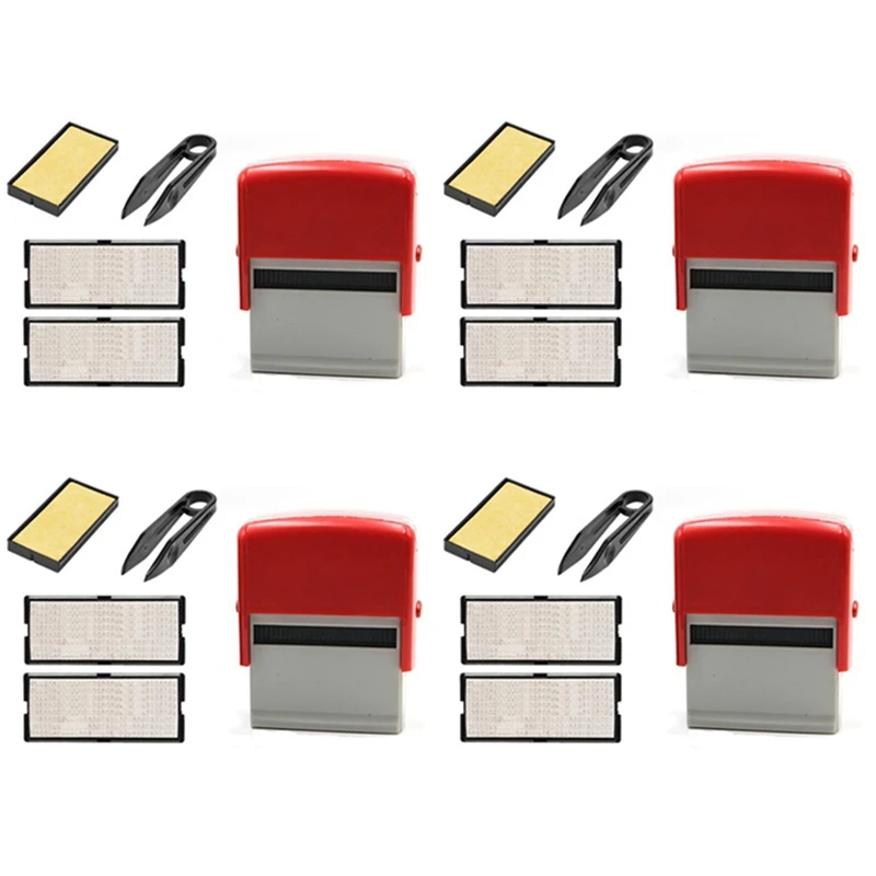

4 шт., набор самостоятельной Печати штампов с пинцетом