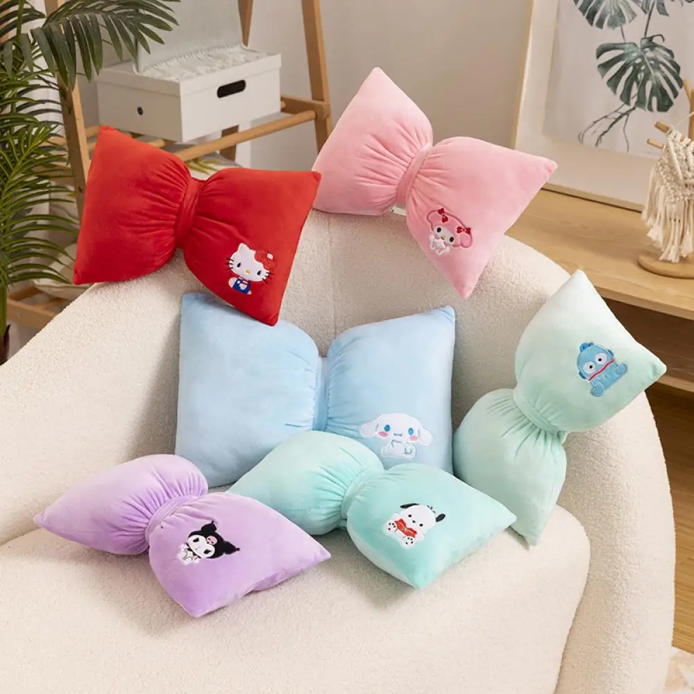 

Kawaii Sanrio My Melody Kuromi Cartoon Car Pillow Home Neck Seat Cushion Waist Pillow Four Seasons Universal Holiday Gift