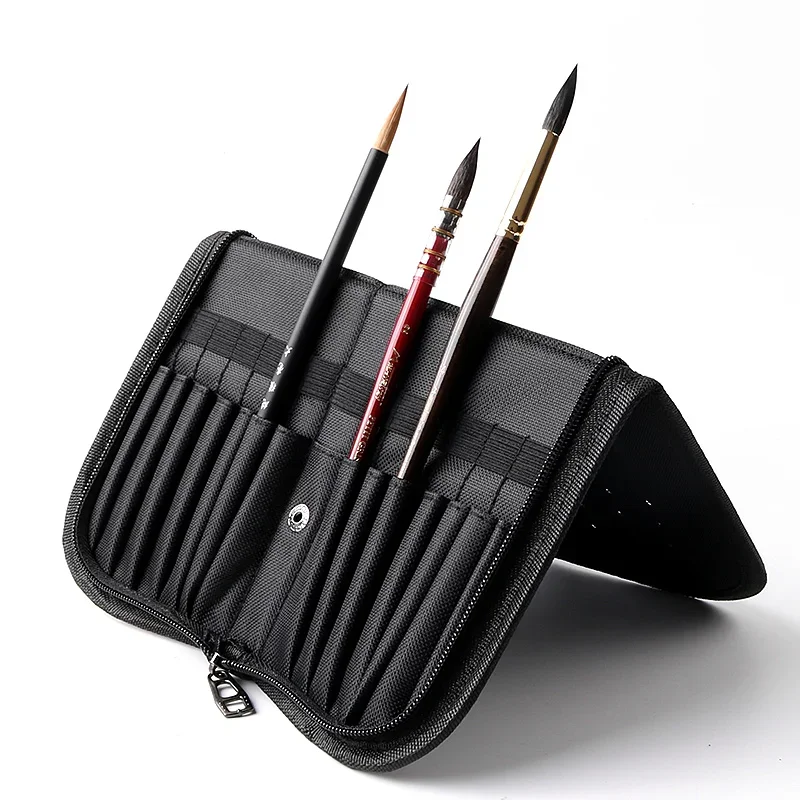 

Kit Gouache Foldable Proof Brush Bag Painting Mold Portable Storage Watercolor Breathable Paint Paint Canvas Bag Brush
