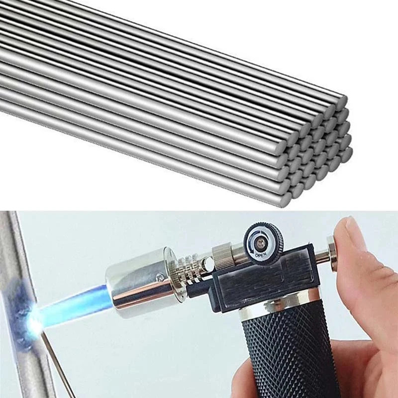 

1.6mm 2.0mm Aluminum Welding Rods Easy Melt Cored Wire Weld Rod Aluminum Soldering No Need Powder Low Temperature