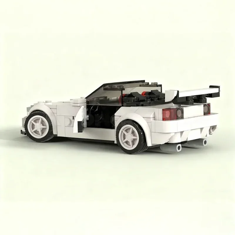 Фото Набор строительных блоков MOC Jp Cars City Champions Super Car, 438 деталей, модель автомобиля, архитектурный конструктор, праздничный подарок, игрушки, креативная идея для творчества, развивающая игрушка №3
