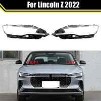 auto head lamp light case for lincoln z 2022 car front headlight lens cover lampshade glass lampcover caps headlamp shell