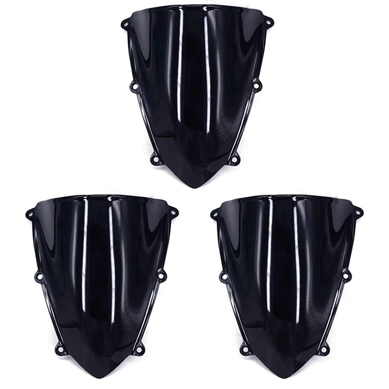 

3X Motorcycle Windshield Windscreen Double Bubble for Honda CBR600RR 2007-2012