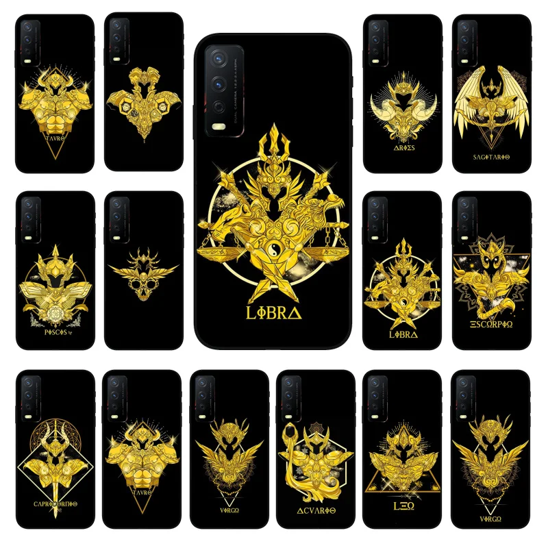 

Anime Saint Seiya Zodiac Art Logo Phone Case for VIVO Y95 Y20 Y11 Y12 Y17 Y19 Y20S Y31 Y1S Y91 Y21 Y51 Y20i Y93 Y12S Y70