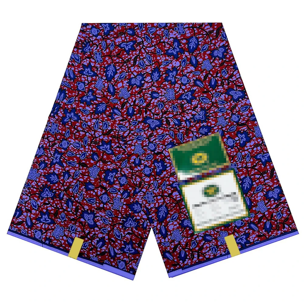 Новейшая африканская ткань воск Анкара блок принт настоящий нигерийского батика