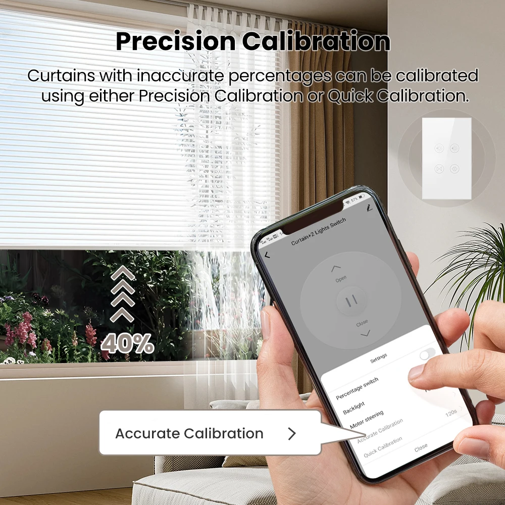 AVATTO Tuya Wi-Fi переключатель света для штор с рольставней электрических